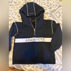 Adam + Yve Black Quarter Zip Hoodie - Size 8 Kids